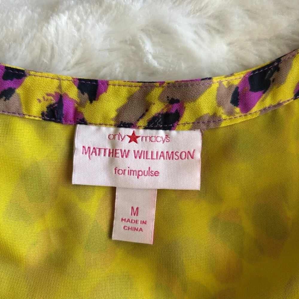 Y2K 2000's Funky Leopard Print Ruffle Dress Medium